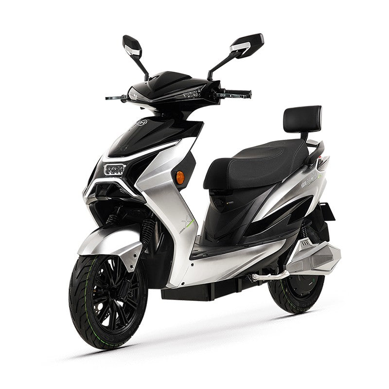 Scuter electric N-MOTO X1, motor Bosch 2020 W, autonomie 75 km, 45 km/h, gri