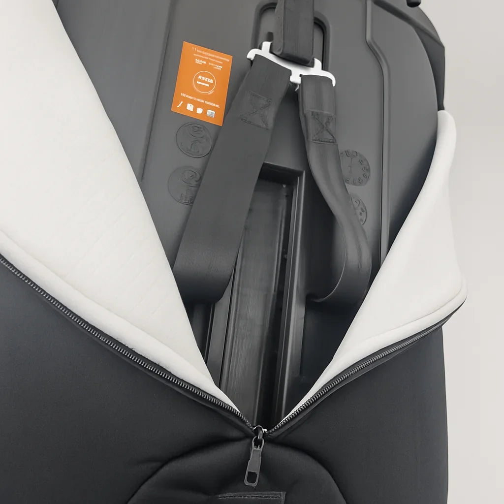 Scaun auto pentru copii KIDOO i-Size, ISOFIX, 76-150 cm, tetieră reglabilă, protecție laterală