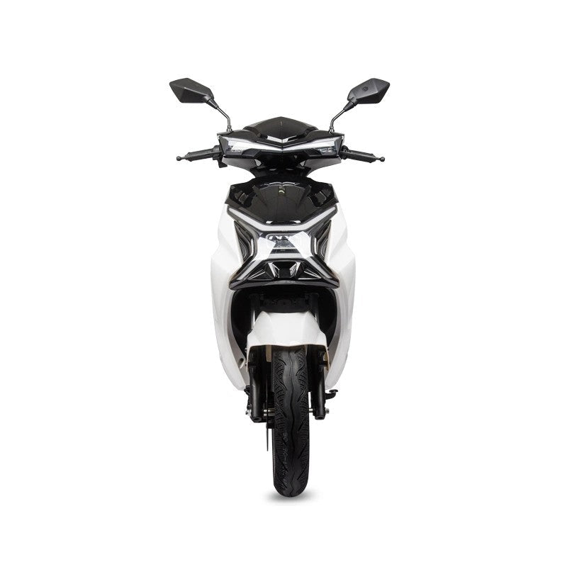 Scuter electric N-MOTO X1, motor Bosch 2020 W, autonomie 75 km, viteză 45 km/h, alb