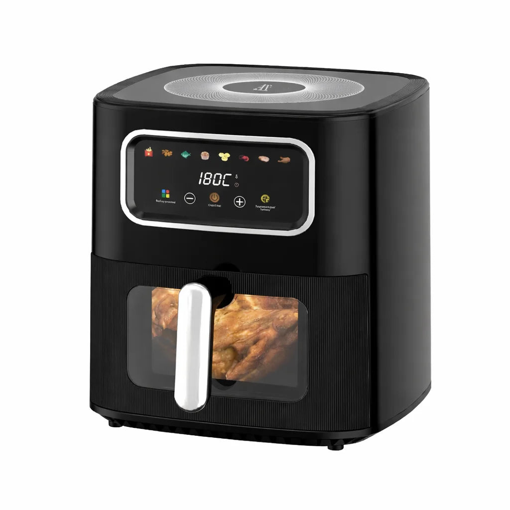 Friteuză cu aer cald AT Performance AT-M60, 10 L, 2800 W, control digital, negru