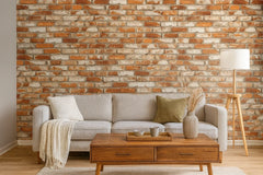 Panou Decorativ Autoadeziv AT Performance®, Model Piatra Roșie, 70x77 cm, Polistiren, Ușor de Montat, Design Mat