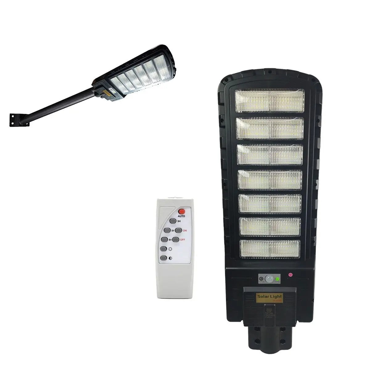 Lampă solară stradală LED AT Performance, 700 W, 1900 lm, 800 LED, telecomandă, IP65