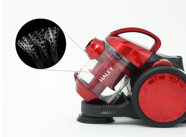 Aspirator fără sac HALEY HY-925, 2800 W, 20 kPa, recipient 2.2 L, roșu