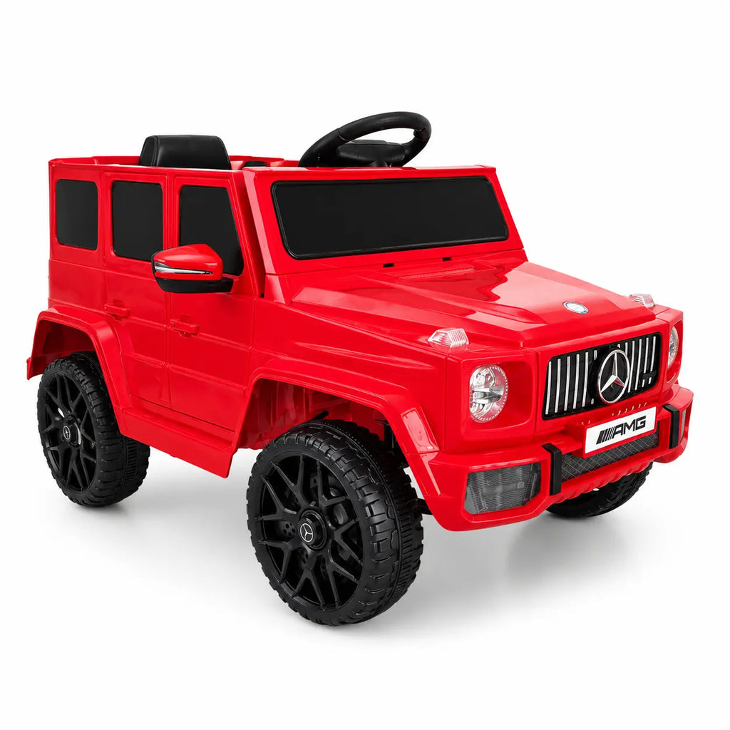 Mașinuță electrică pentru copii KIDOO, SUV 4x4, 12 V, telecomandă 2.4G, lumini LED, roșu