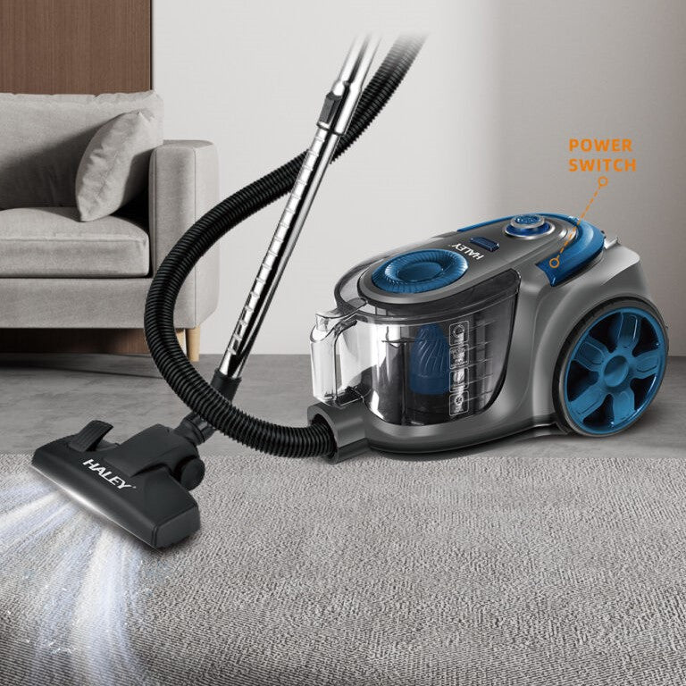Aspirator Fără Sac HALEY 4,5L, 3000W, Aspirator de Praf, Aspirator Puternic cu Fir, de Calitate, cu Ciclon