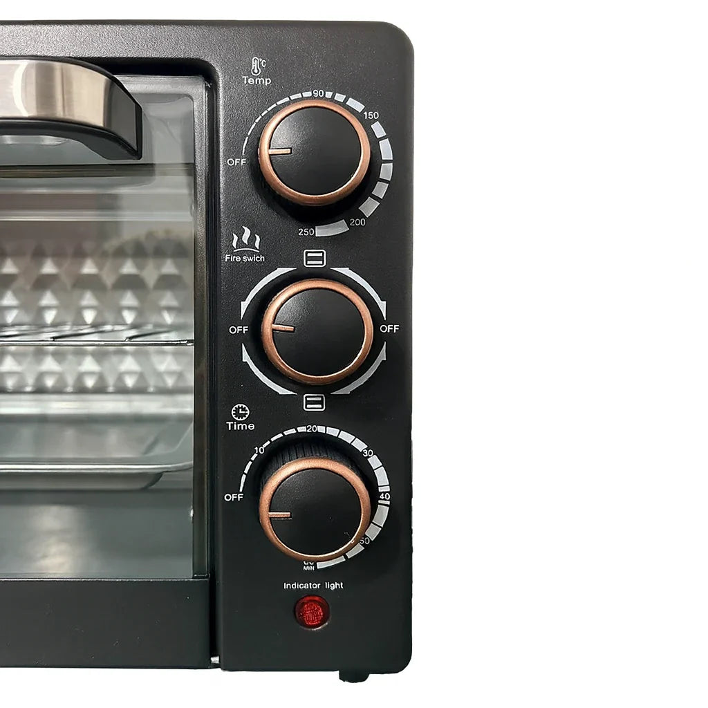 Cuptor electric multifuncțional AT Performance AT-025T, 25L, 1500W, 4 elemente de încălzire, rotisor, timer 60 min