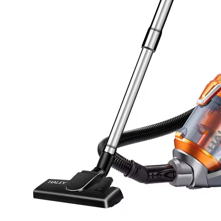 Aspirator cu sac HALEY HY-9905, 3000 W, 4 L, peste 200 AW, portocaliu/gri