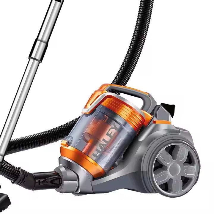 Aspirator portabil HALEY, cu aspirație mare, 4 litri, 3000W, cu saci, Portocaliu/Gri