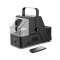 Mașină de fum și baloane 3 în 1 AT Performance, 450 W, rezervor 300 ml, telecomandă wireless 10 m, carcasă metal