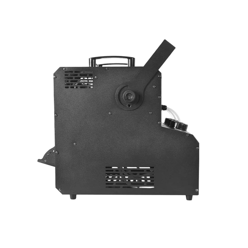 Mașină de baloane profesională dublă AT Performance, LED RGB, control DMX512, 3 rezervoare, unghi reglabil