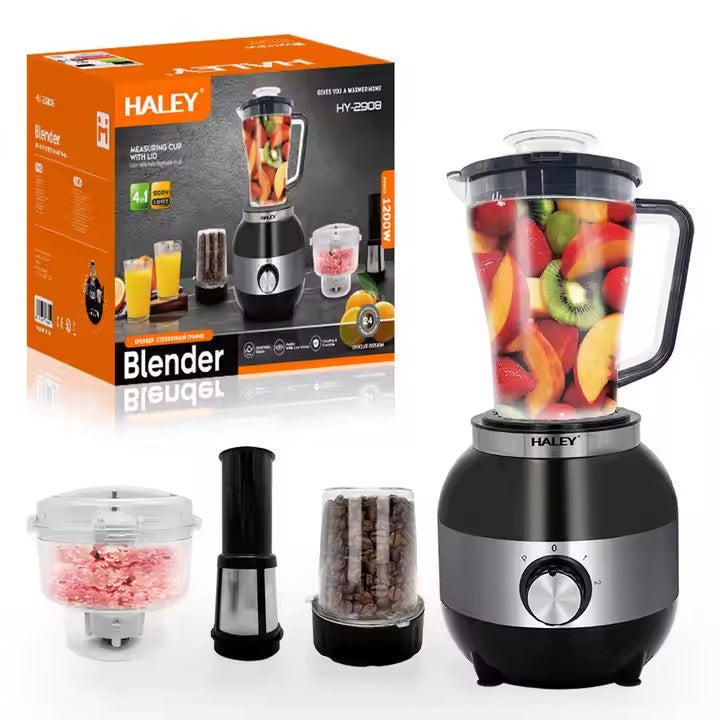 Blender multifuncțional HALEY HY-2908, 1200 W, bol 1,8 L, lame inox, control touchpad