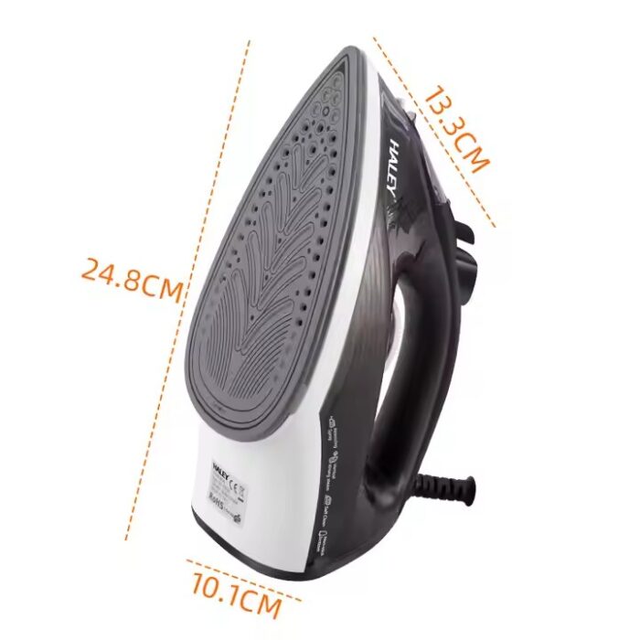 Set fier de călcat cu abur HALEY HY-2032, 1400 W, talpă ceramică, cu masă de călcat 143x39 cm, gri