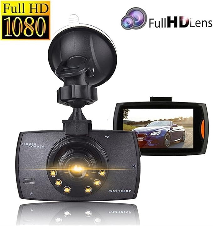 Cameră auto DVR AT Performance G30, Full HD 1080P, viziune nocturnă 6 LED-uri IR, carcasă metal, negru