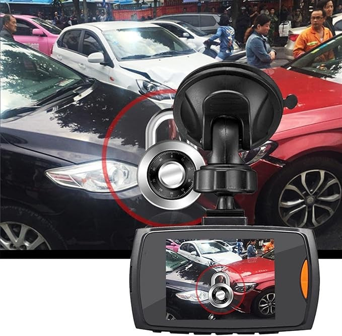 Cameră auto DVR AT Performance G30, Full HD 1080P, viziune nocturnă 6 LED-uri IR, carcasă metal, negru