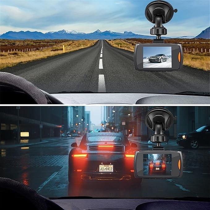 Cameră Auto DVR AT PERFORMANCE® 360° Full HD 1080P, Viziune Nocturnă, G-Sensor, Loop Recording, Mini Dash Cam cu Detecție Mișcare – Fără Card