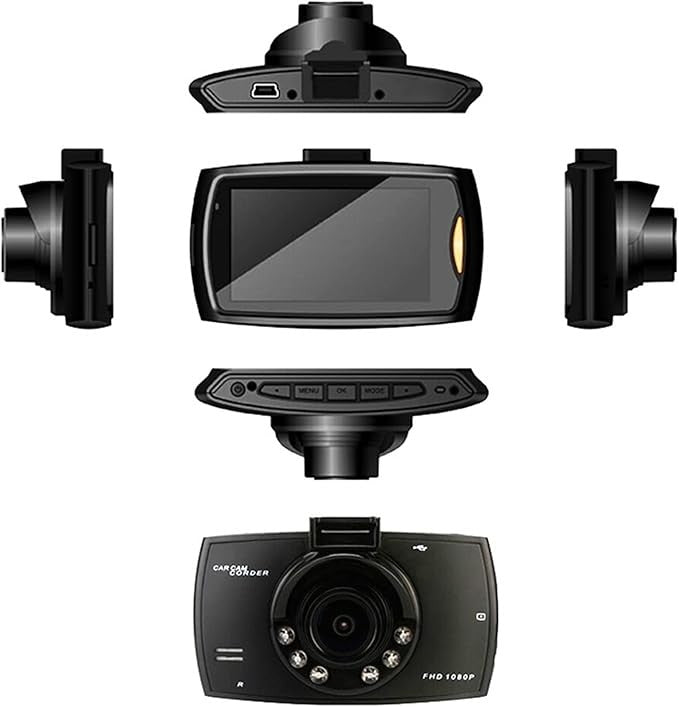 Cameră auto DVR AT Performance G30, Full HD 1080P, viziune nocturnă 6 LED-uri IR, carcasă metal, negru