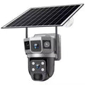 Cameră de supraveghere solară AT Performance, 4MP, 4G SIM, zoom optic 10x, dual lens, PTZ