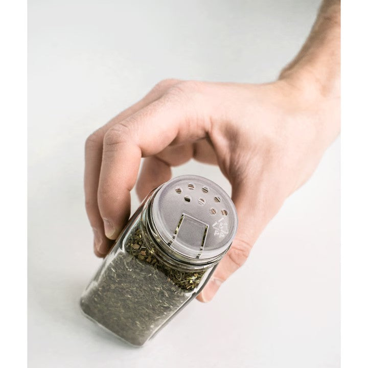 Sticluțe condimente AT Performance, set 24 bucăți, 110 ml, sticlă, capac aluminiu, 96 etichete