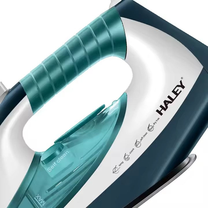 Fier de călcat cu abur HALEY HY-253, 2200 W, talpă ceramică, cablu 1,8 m, 1,7 kg