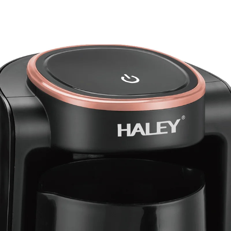 Ibric electric HALEY HY-2812, 1500 W, 500 ml, buton ON/OFF, pentru cafea, ceai și lapte
