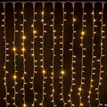 Perdea luminoasă LED AT Performance, 3x2 m, 240 LED, IP65, efect curgere, alb cald