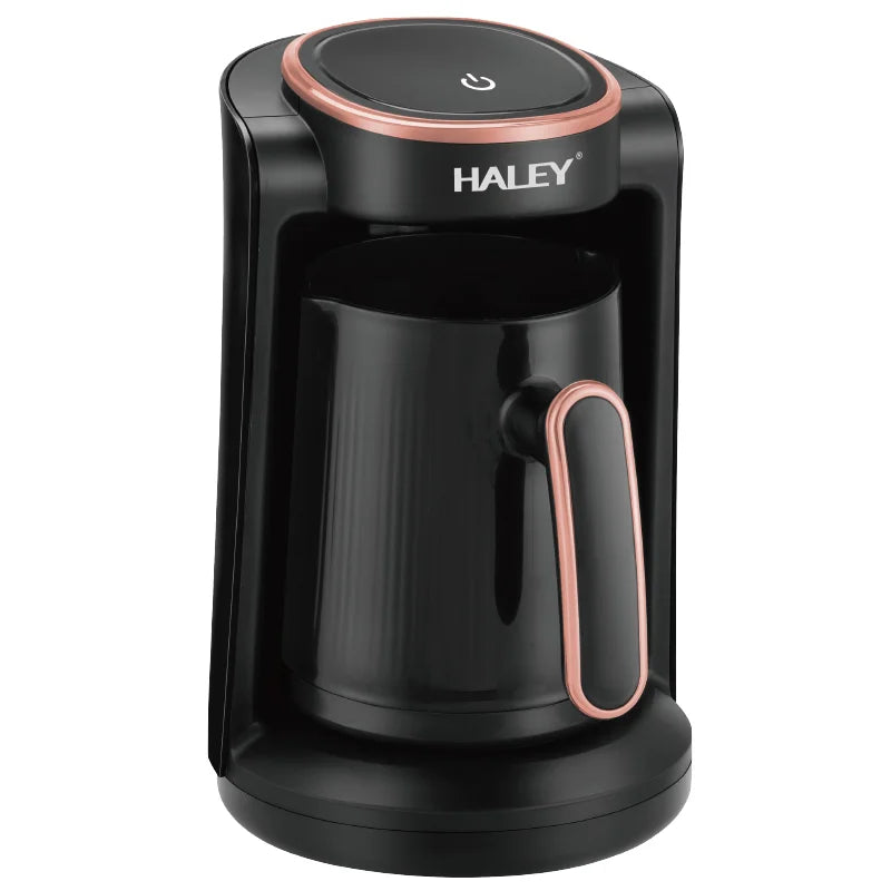 Ibric electric HALEY HY-2812, 1500 W, 500 ml, buton ON/OFF, pentru cafea, ceai și lapte