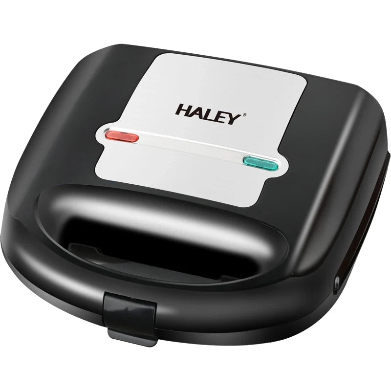 Sandwich maker 3 în 1 HALEY HY-1036, 750 W, 3 seturi plăci interschimbabile, negru