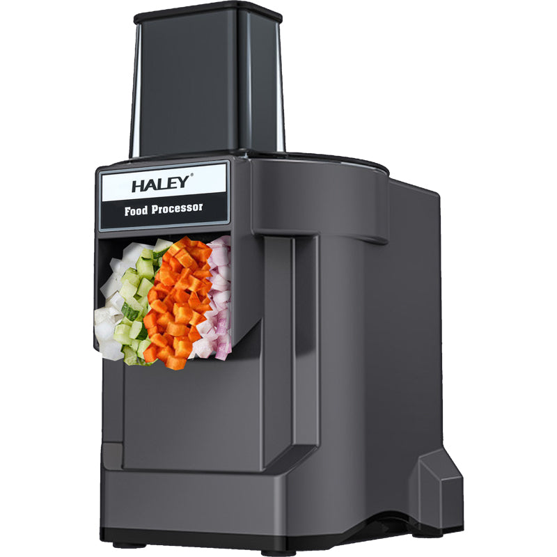 Tocător electric comercial HALEY HY-1321, 600 W, vas 17 căni, feliere și răzuire, accesorii incluse