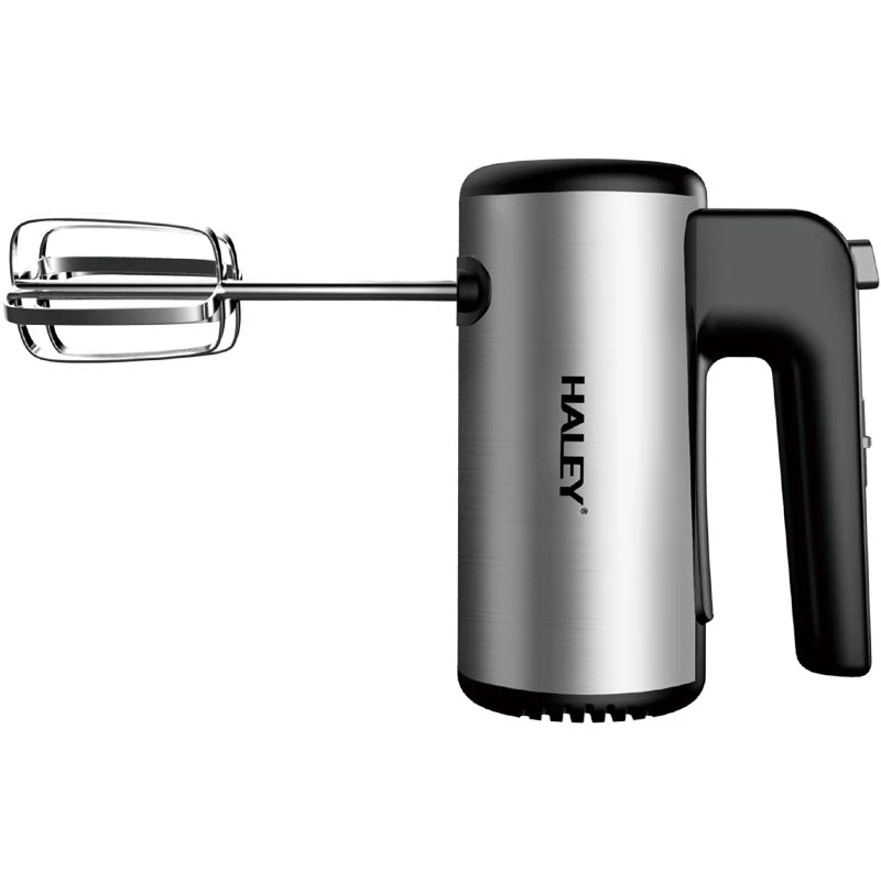 Mixer de mână HALEY HY-1666, 500 W, 5 viteze, carcasă inox, design vertical, 4 tije incluse