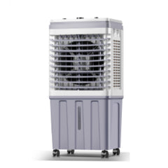 Răcitor de Aer Portabil HALEY, 2000W, Rezervor 25L, 3 Viteze, 2 Cutii Gheață, Debit 6000 m³/h, Alb/Gri, Control Mecanic