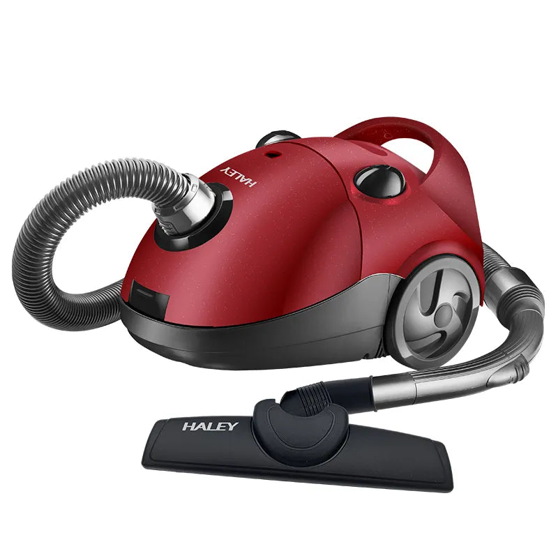 Aspirator cu sac HALEY HY-906, 2800 W, sac 2 L, filtrare multiplă, putere aspirare 500 W, roșu