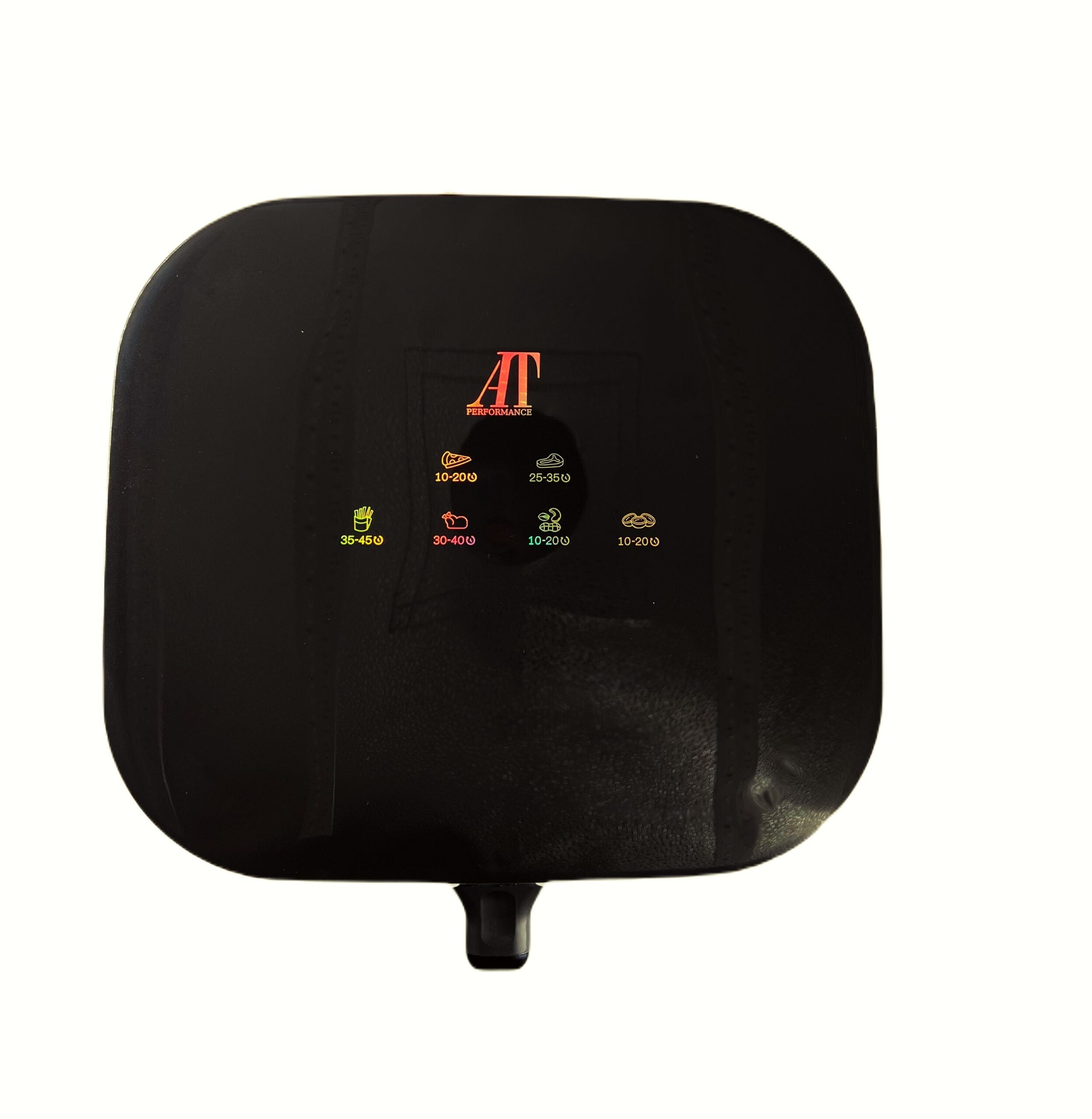 Friteuză cu aer cald AT Performance, 10 L, 2400 W, 6 programe, display digital tactil, geam transparent