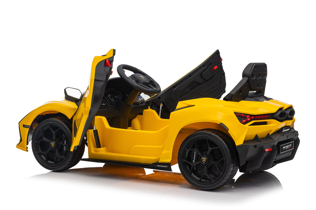 Mașinuță electrică pentru copii Lamborghini Revuelto, 12V 4,5 Ah, 2 motoare, autonomie 1-2 h