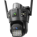 Cameră de supraveghere WiFi AT Performance, dual lens, PTZ 355°, Full HD, audio bidirecțional, alarmă