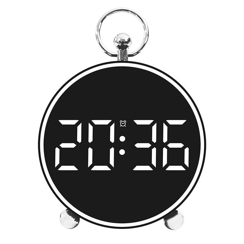 Ceas digital de masă AT Performance 8025, afișaj LED, snooze 1-60 min, alimentare USB, alb