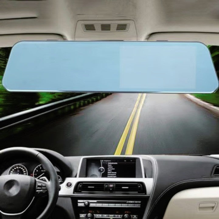 Pachet Auto AT PERFORMANCE®, Siguranță & Confort: Oglindă DVR Dual Full HD + Parasolar Pliabil UV – Protecție Completă Pentru Mașina Ta