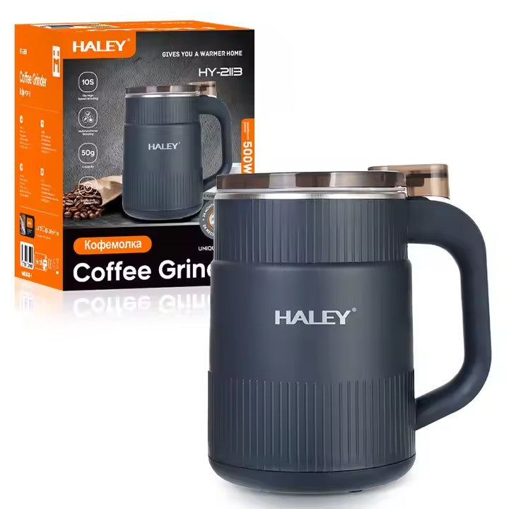 Râșniță de cafea electrică HALEY HY-2113, 500 W, capacitate 300 g, lame inox 50 mm