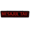 Panou reclamă luminoasă LED AT Performance, 100x40 cm, vizibilitate 50-300 m, efecte și animații, roșu