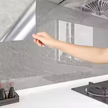 Rola tapet modern, imitatie de marmura At Performance rezistent, la apa, vinil, compact, autoadeziv, 60cmx 300 cm, gri inchis