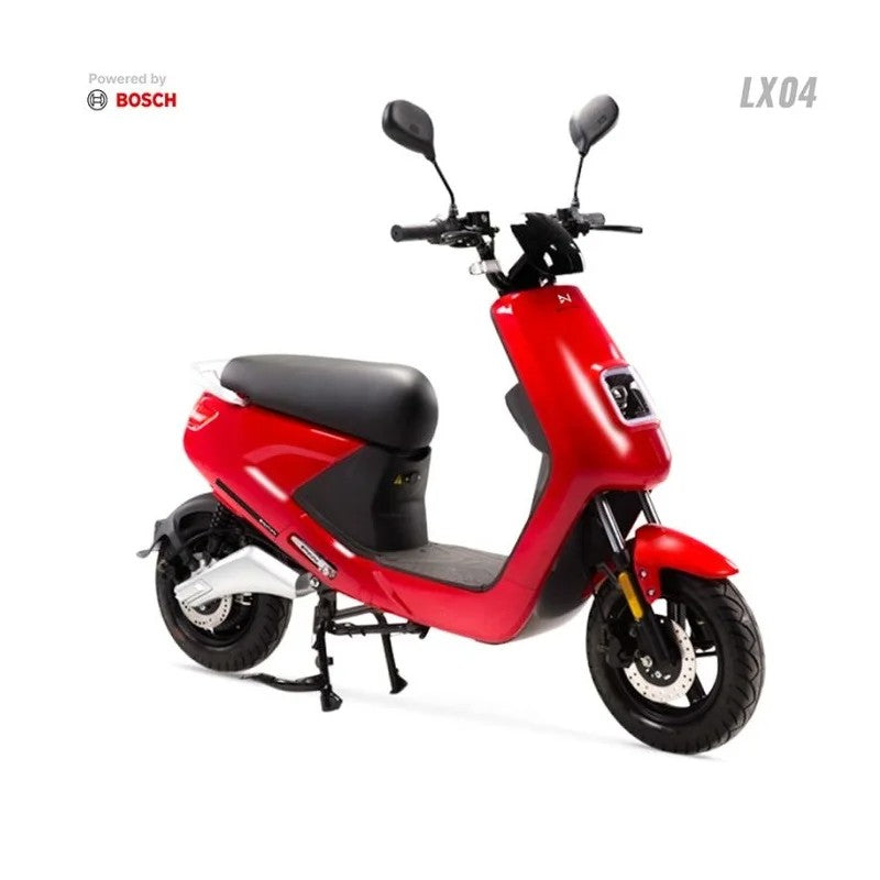 Scuter electric N-MOTO LX04, motor Bosch 1440 W, autonomie 80 km, baterie detașabilă, faruri LED, roșu