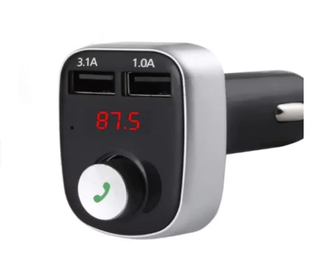Modulator FM auto Tusy Store A20, Bluetooth 3.0, MP3 player, dual USB, card TF, negru