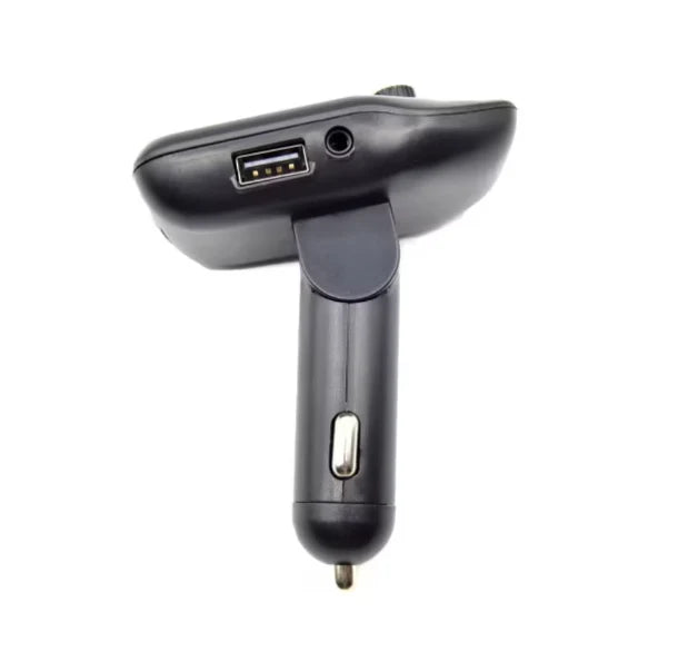 Modulator FM auto KlausStech, Bluetooth 3.0, 2x USB, microSD, ecran LED, negru