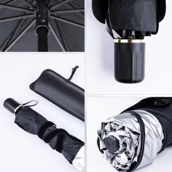 Pachet Auto AT PERFORMANCE®, Siguranță & Confort: Oglindă DVR Dual Full HD + Parasolar Pliabil UV – Protecție Completă Pentru Mașina Ta