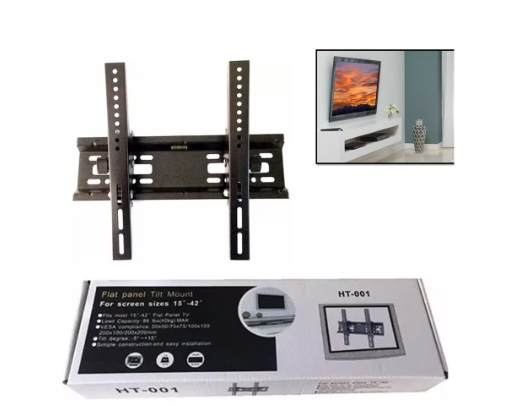 Suport TV de perete AT Performance HT-001, 15-42 inch, max. 40 kg, înclinare -5°/+15°, VESA 200x200