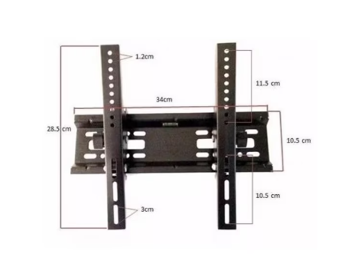 Suport TV de perete AT Performance HT-001, 15-42 inch, max. 40 kg, înclinare -5°/+15°, VESA 200x200