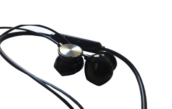 Căști intraauriculare cu fir KLGO KS-13, microfon, control volum, jack 3,5 mm, Dynamic Sound, negre