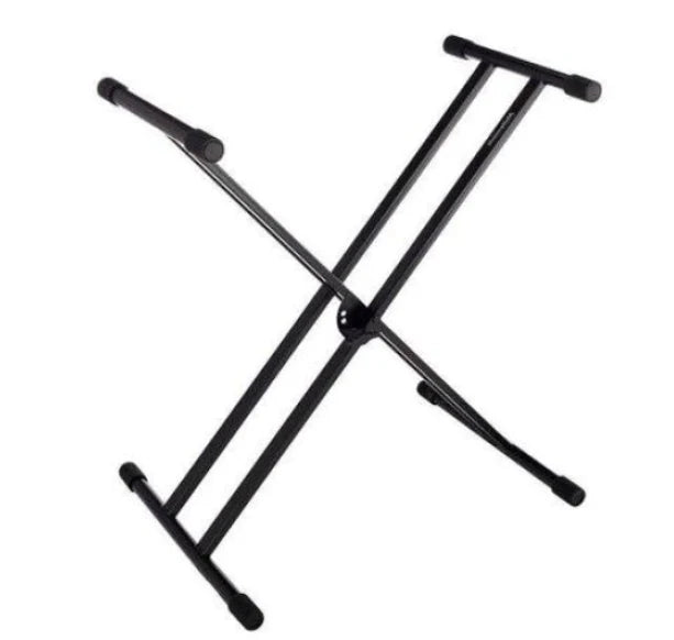 Stativ pentru orgă Tusy Store, construcție în X, reglabil 50-92 cm, capacitate 25 kg, negru