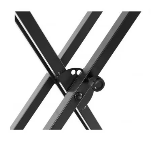 Stativ pentru orgă Tusy Store, construcție în X, reglabil 50-92 cm, capacitate 25 kg, negru