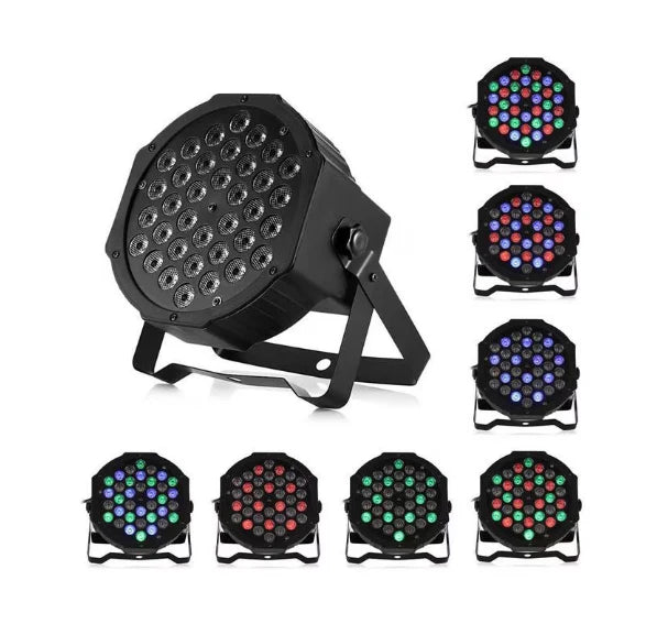 AT PERFORMANCE® LED 36 RGBW – Proiector Jocuri de Lumini cu Control DMX, Automat & Sunet