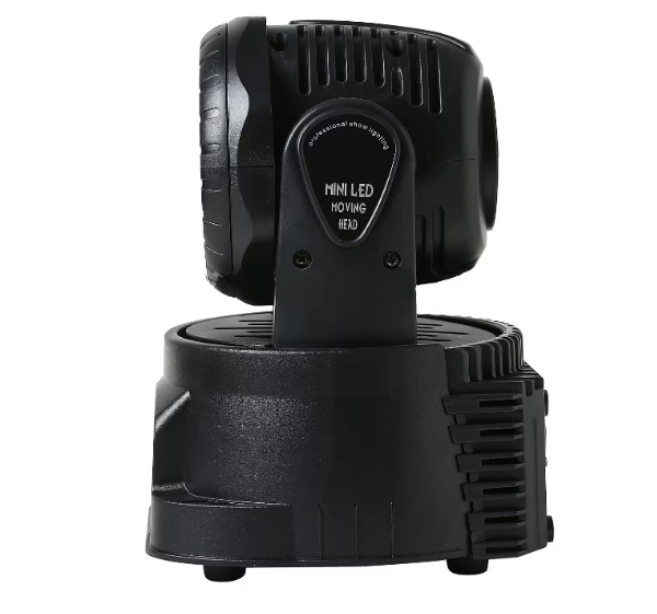 Proiector lumini moving head AT Performance, 7 x 5 W LED, unghi 35°, display LCD, negru